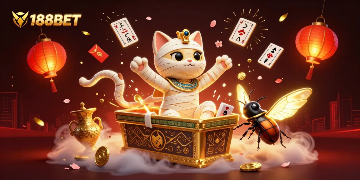 Experience thrilling moments at 188BET with dynamic characters and casino elements in a vibrant 3D illustration.