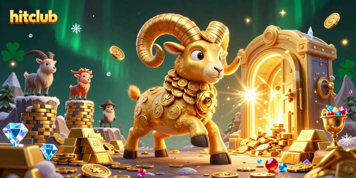 Experience thrilling wins at hitclub with vibrant casino elements in a dynamic 3D illustration.
