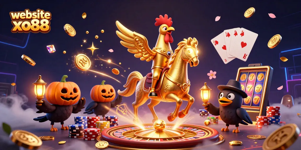 Experience the thrill of winning on the website xo88 with vibrant casino elements and mystical themes.