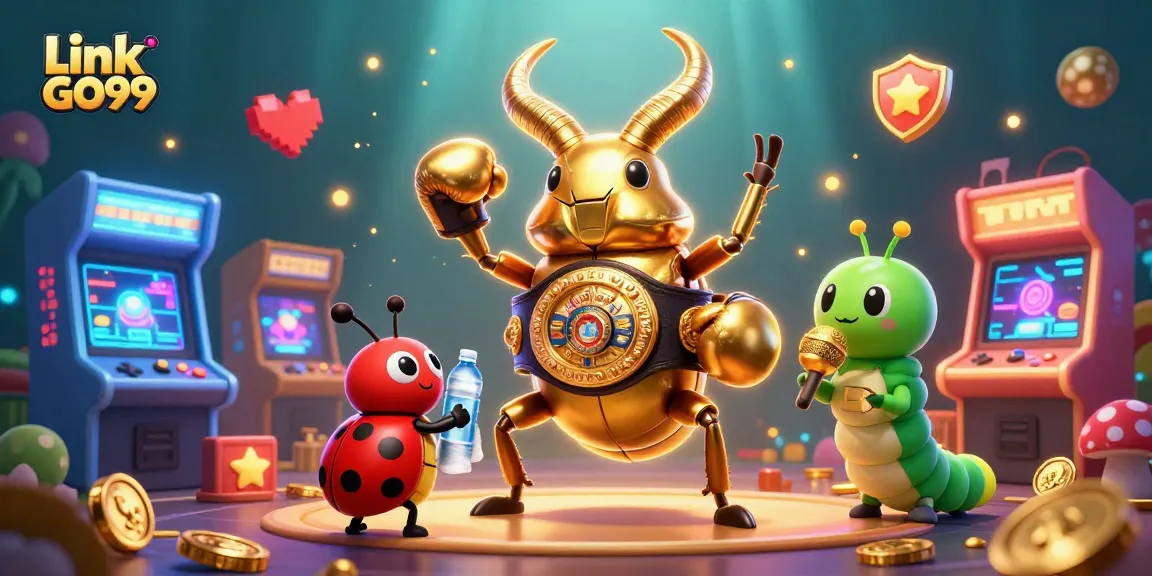 Place bets with confidence at link GO99, showcasing an exciting 3D gambling scene.